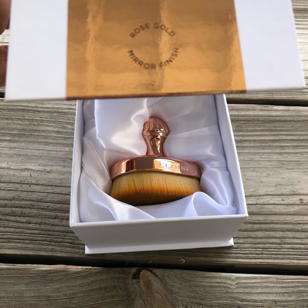 ELOISE BEAUTY Rose Gold Mini Tear Drop Brush